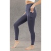 image:image90 Degree By Reflex Cotton High Waist Ankle Length Compression Leggings with Elastic Free WaistbandCelestial Navy W Pocket
