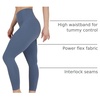 image:image90 Degree By Reflex High Waist Legging 78 Tummy Control Yoga Workout PantsGrisaille