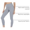 image:image90 Degree By Reflex High Waist Legging 78 Tummy Control Yoga Workout PantsHeather Grey