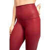 image:image90 Degree By Reflex High Waist Tummy Control Squat Proof Ankle Length Printed LeggingsCracked Rhubarb