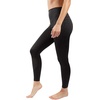 image:image90 Degree By Reflex High Waist Tummy Control Squat Proof Ankle Length Printed LeggingsLeopard Black Elastic Free