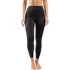 image:image90 Degree By Reflex High Waist Tummy Control Squat Proof Ankle Length Printed LeggingsLeopard Black Elastic Free