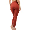 image:image90 Degree By Reflex High Waist Tummy Control Squat Proof Ankle Length Printed LeggingsLeopard Burnt Amber Elastic Free