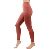 image:image90 Degree By Reflex High Waist Tummy Control Squat Proof Ankle Length Printed LeggingsLeopard Terracotta Elastic Free