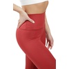 image:image90 Degree By Reflex High Waist Tummy Control Squat Proof Ankle Length Printed LeggingsPython Sangria