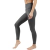 image:image90 Degree By Reflex High Waist Tummy Control Squat Proof Ankle Length Printed LeggingsPython Shire Green