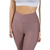 image:image90 Degree By Reflex Interlink Ribbed High Crossover Waist 78th Ankle LeggingHoney Glow