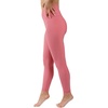 image:image90 Degree By Reflex Interlink Ribbed High Crossover Waist 78th Ankle LeggingSlate Rose