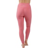 image:image90 Degree By Reflex Interlink Ribbed High Crossover Waist 78th Ankle LeggingSlate Rose