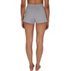 image:image90 Degree By Reflex Lightweight Lounge Heather Shorts Drawstring Casual Summer Sleep Short Shorts for WomenHeather Grey