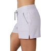 image:image90 Degree By Reflex Lightweight Lounge Shorts  Casual Summer Jersey Shorts for Women  2 Pack  Heather Chalk VioletHeather Charcoal  1X