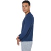 image:image90 Degree By Reflex Mens Dry Fit Soft Crew Neck Long Sleeve Shirt Fitted TopDark Navy