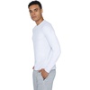 image:image90 Degree By Reflex Mens Dry Fit Soft Crew Neck Long Sleeve Shirt Fitted TopWhite