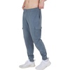 image:image90 Degree By Reflex Mens Fleece Jogger Soft Workout Pant with Side and Cargo PocketsNavy Blazer W Cargo Pocket
