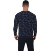 image:image90 Degree By Reflex Mens Terry Brushed Long Sleeve TopCamo Navy