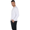 image:image90 Degree By Reflex Mens Terry Brushed Long Sleeve TopWhite