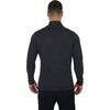 image:image90 Degree By Reflex Soft Half Zip Pullover Long Sleeve Workout Running Shirt for MenBlack WPocket