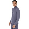 image:image90 Degree By Reflex Soft Half Zip Pullover Long Sleeve Workout Running Shirt for MenBlackened Pearl
