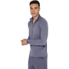 image:image90 Degree By Reflex Soft Half Zip Pullover Long Sleeve Workout Running Shirt for MenBlackened Pearl