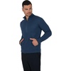image:image90 Degree By Reflex Soft Half Zip Pullover Long Sleeve Workout Running Shirt for MenBlue WPocket