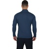image:image90 Degree By Reflex Soft Half Zip Pullover Long Sleeve Workout Running Shirt for MenBlue WPocket