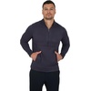 image:image90 Degree By Reflex Soft Half Zip Pullover Long Sleeve Workout Running Shirt for MenNavy WPocket