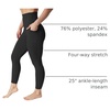 image:image90 Degree By Reflex Squat Proof Elastic Free Super High Waisted Tummy Control Ankle Leggings with PocketsBlack