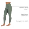 image:image90 Degree By Reflex Squat Proof High Waist Interlink Leggings for WomenBay Leaf