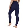 image:image90 Degree By Reflex Squat Proof High Waist Interlink Leggings for WomenDark Navy