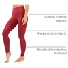 image:image90 Degree By Reflex Squat Proof High Waist Interlink Leggings for WomenRhubarb