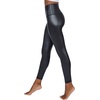 image:image90 Degree By Reflex Super High Waist High Shine Faux Leather Fleece Lined Elastic Free Ankle Leggings2 Pack BlackBlack