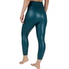 image:image90 Degree By Reflex Super High Waist High Shine Faux Leather Fleece Lined Elastic Free Ankle LeggingsReflecting Pond