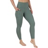 image:image90 Degree By Reflex Tummy Control Leggings High Waisted Squat Proof Ankle Workout Running Yoga PantBay Leaf