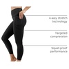 image:image90 Degree By Reflex Tummy Control Leggings High Waisted Squat Proof Ankle Workout Running Yoga PantBlack