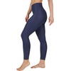 image:image90 Degree By Reflex Womens Faux Leather Leggings Matte High Waisted High Shine Faux Leather Ankle LeggingsDark Navy