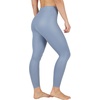 image:image90 Degree By Reflex Womens Faux Leather Leggings Matte High Waisted High Shine Faux Leather Ankle LeggingsFlint Stone