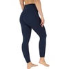 image:image90 Degree By Reflex Womens Fleece Lined Leggings Winter Yoga PantsTrue Navy