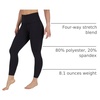 image:image90 Degree By Reflex Womens High Waist Ankle Length LeggingsBlack