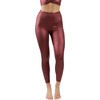 image:image90 Degree By Reflex Womens High Waist Squat Proof Ankle Length Printed LeggingsCracked Windsor Wine