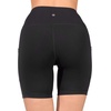 image:image90 Degree By Reflex Womens High Waisted Biker Shorts with Side Pockets Workout Shorts 5 7 9Black 7