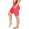 image:image90 Degree By Reflex Womens High Waisted Biker Shorts with Side Pockets Workout Shorts 5 7 9Calypso Red 9