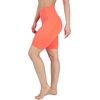 image:image90 Degree By Reflex Womens High Waisted Biker Shorts with Side Pockets Workout Shorts 5 7 9Fiery Coral 9