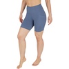 image:image90 Degree By Reflex Womens High Waisted Biker Shorts with Side Pockets Workout Shorts 5 7 9Grisaille 7