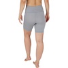 image:image90 Degree By Reflex Womens High Waisted Biker Shorts with Side Pockets Workout Shorts 5 7 9Heather Grey 7