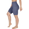 image:image90 Degree By Reflex Womens High Waisted Biker Shorts with Side Pockets Workout Shorts 5 7 9Indigo Coast 9