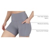 image:image90 Degree By Reflex Womens High Waisted Biker Shorts with Side Pockets Workout Shorts 5 7 9Night Owl 5