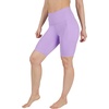 image:image90 Degree By Reflex Womens High Waisted Biker Shorts with Side Pockets Workout Shorts 5 7 9Sheer Lilac 9