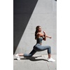 image:image90 Degree By Reflex Womens High Waisted Capri Legging Side Pocket Squat Proof Gym Workout Yoga PantBay Leaf