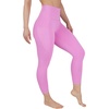 image:image90 Degree By Reflex Womens High Waisted Capri Legging Side Pocket Squat Proof Gym Workout Yoga PantOpera Mauve