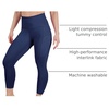 image:image90 Degree By Reflex Womens High Waisted Capri Legging Side Pocket Squat Proof Gym Workout Yoga PantTwlight